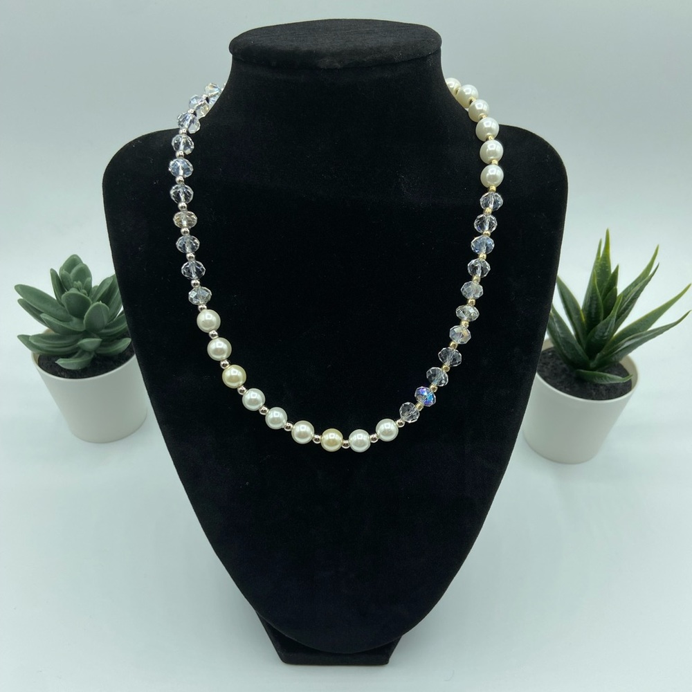 Handmade Trendy Glass Bead Necklace